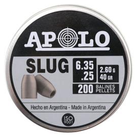 Śrut Apolo Slug kal. 6,35 mm 200 Sztuk 2.6G