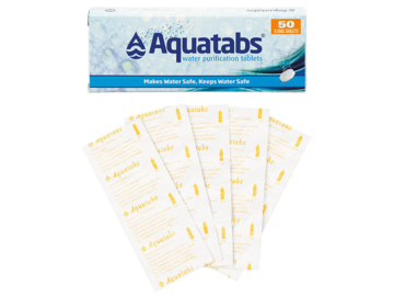 Tabletki do uzdatniania wody Aquatabs 50 sztuk