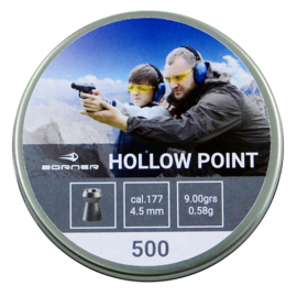 Śrut Borner Hollow Point kal. 4,5 mm 500 sztuk