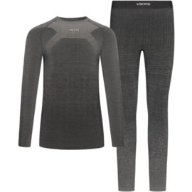 Bielizna termoaktywna męska Viking Altis Man Set Merino XXL czarna