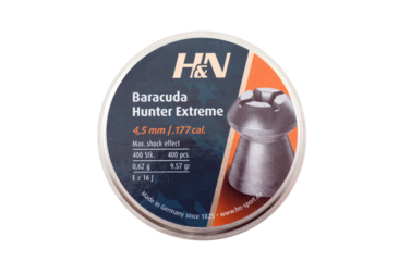 Śrut H&N Baracuda Hunter Extreme kal. 4.5 mm op. 400 sztuk