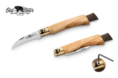 Nóż do grzybów Antonini Old Bear Olive M