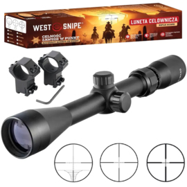 Luneta celownicza WESTSNIPE 3–9×40 ZOOM z montażem 11 mm