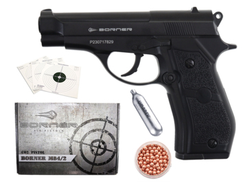 Wiatrówka pistolet Borner M84 gen. 2 kal. 4,5 mm BB