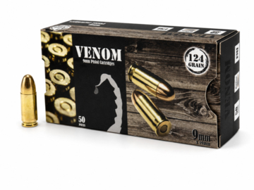 Amunicja nabój Medef Venom kal. 9x19mm 8g / 124 gr op. 50 sztuk