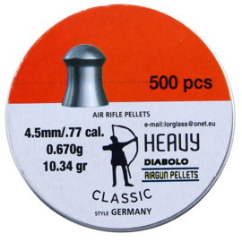 Śrut Diabolo heavy 0,67g kal. 4,5 mm 500 sztuk