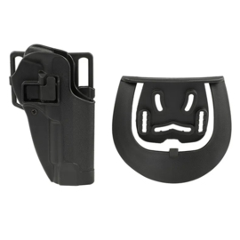 Kabura polimerowa Mountain Ghost z regulacją i blokadą do Beretta M9 / 92 / 96 prawa, Paddle + uchwyt na pas