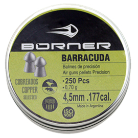 Śrut Borner Barracuda kal. 4,5 mm 250 sztuk