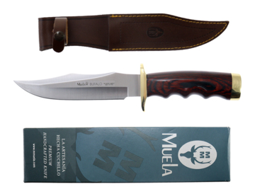 Nóż Muela Bufalo-17R Red Pakka Wood