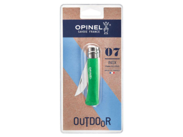 Nóż Opinel colorama 07 green blister