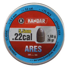 Śrut Spoton Ares kal. 5,5 mm 1,68 grama op. 175 sztuk