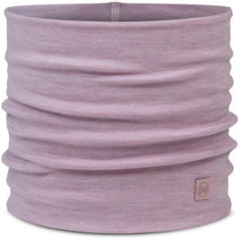 Komin chusta Buff z wełny Merino Heavyweight Lilac Sand