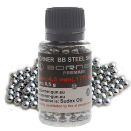 Kulka stalowa Borner Silver BB kal. 4,46 mm 250 sztuk