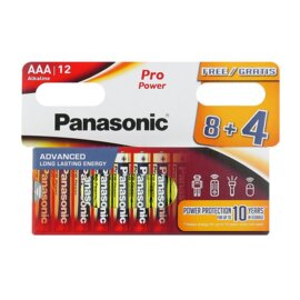 Bateria Panasonic AAA Pro Power op. 12 sztuk