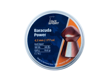 Śrut H&N Baracuda Power kal. 4,5 mm 300 sztuk