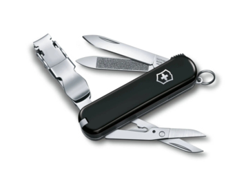 Scyzoryk do paznokci Victorinox Nail Clip Czarny