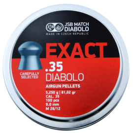 Śrut JSB Diabolo Exact kal. 9 mm 100 sztuk 5,25 grama