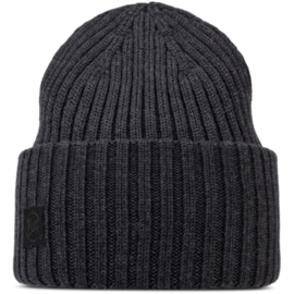 Czapka Buff Knitted Beanie z wełny Merino Erviny Graphite