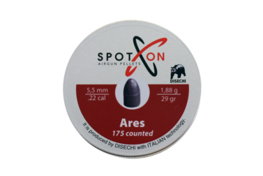 Śrut Spoton Ares kal. 5,5 mm 1,88 grama op. 175 sztuk