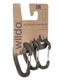 Zestaw karabińczyków Wildo 3 szt. olive