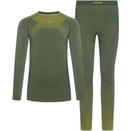 Bielizna termoaktywna męska Viking Altis Man Set Merino XL ciemno zielona