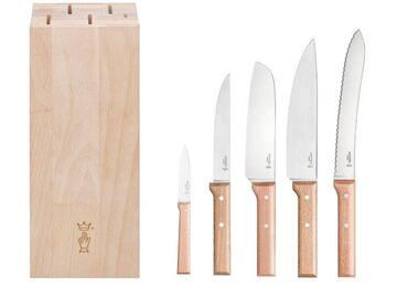 Opinel zestaw noży kuchennych Premium w bloku 5 sztuk